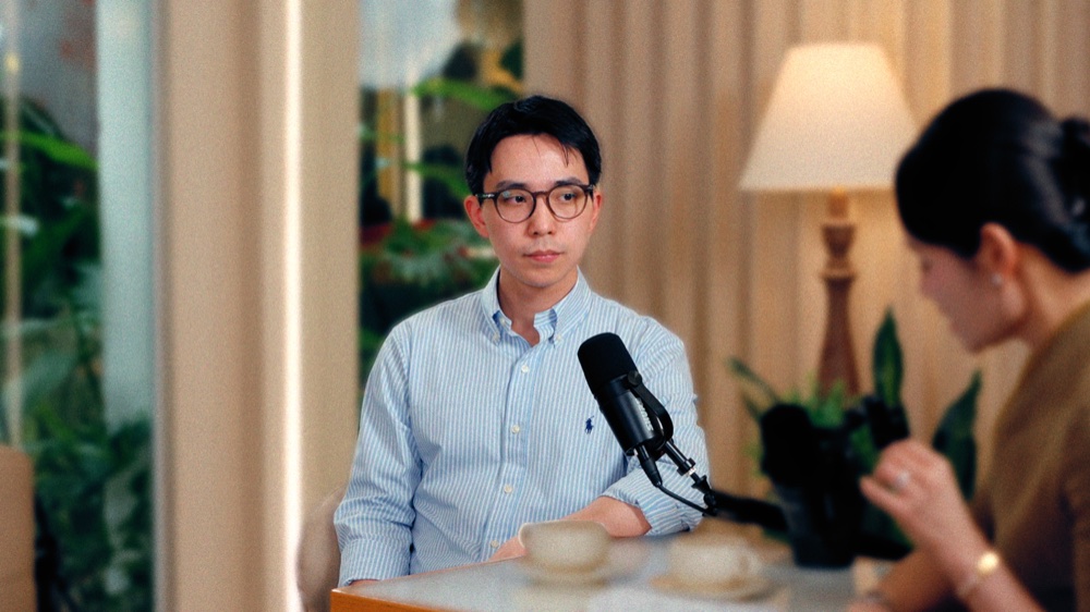 Nam Anh trong buổi phỏng vấn podcast